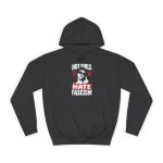 Hot Girls Hate Fascism unisex mikina