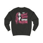 The Baddest Bitches Support Palestine unisex mikina bez kapuce