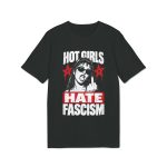 Hot Girls Hate Fascism unisex organické tričko