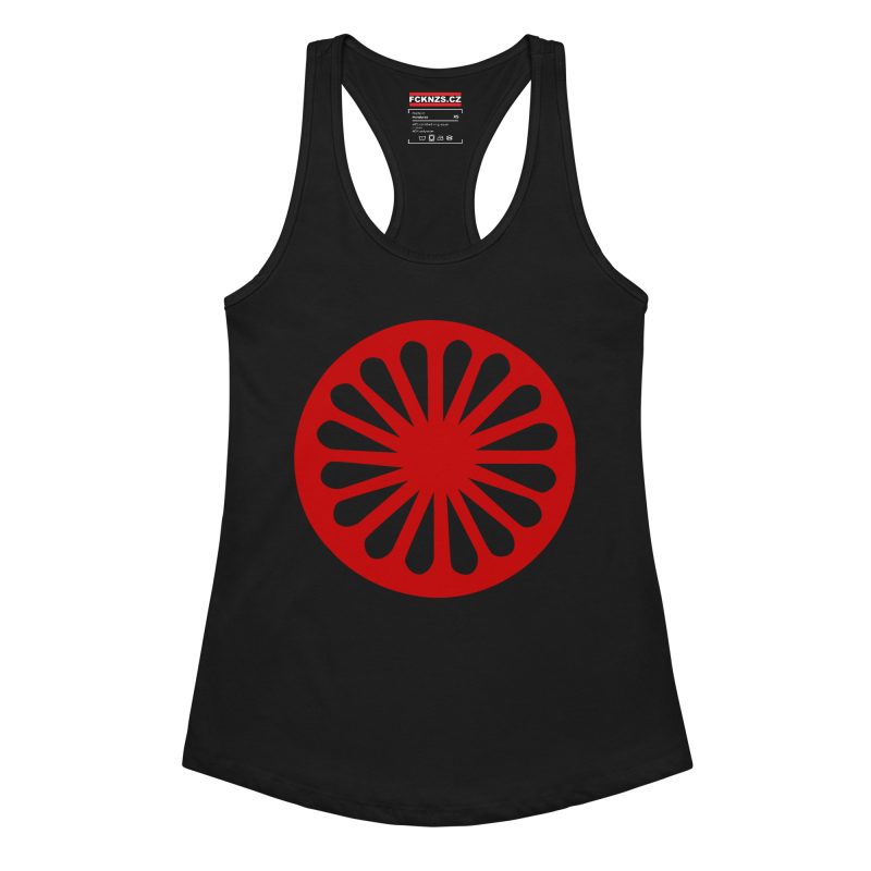 Romské kolo (červená čakra) dámské tílko racerback
