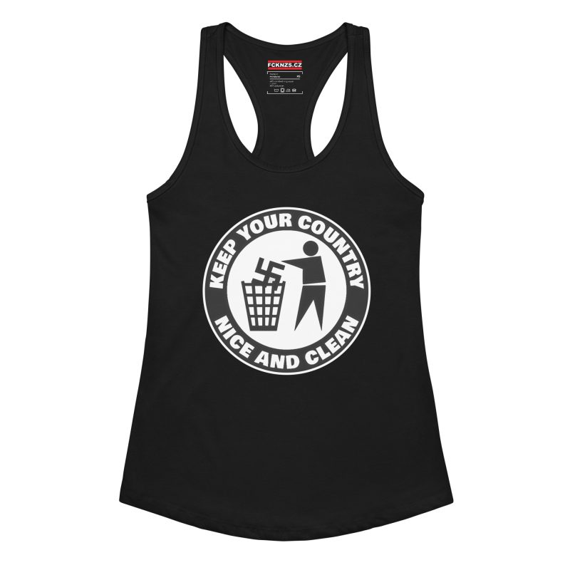 Keep Your Country Nice and Clean dámské tílko racerback