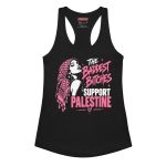 The Baddest Bitches Support Palestine dámské tílko racerback