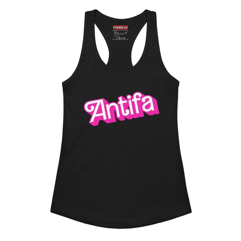 Antifa Barbie dámské tílko racerback