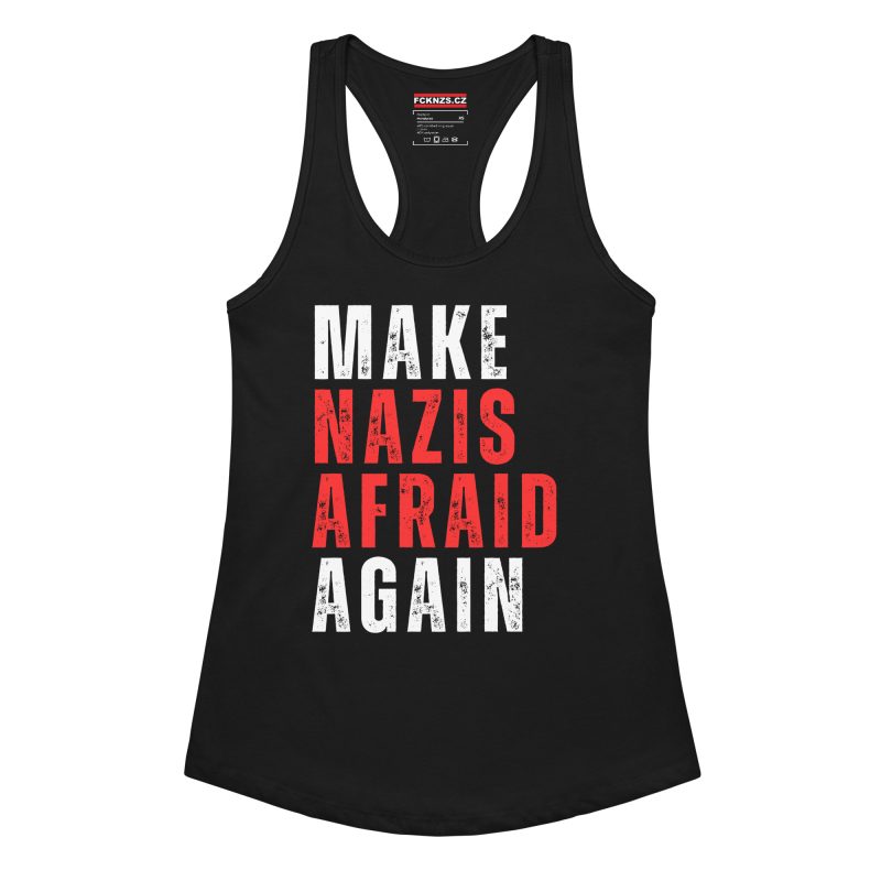 Make Nazis Afraid Again dámské tílko racerback