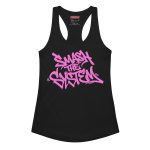 Smash the System Pink dámské tílko racerback