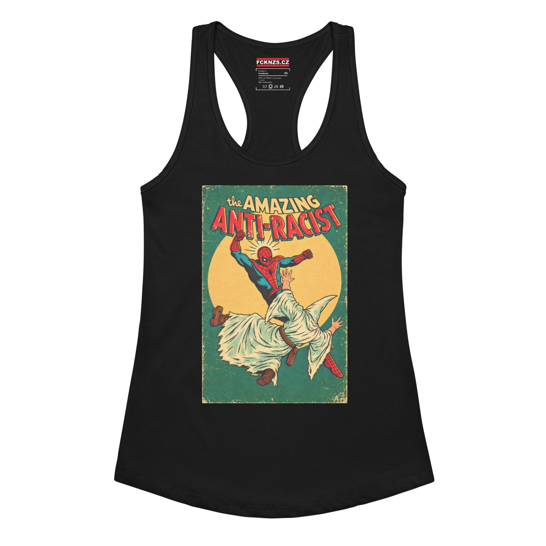 The Amazing Anti-Racist dámské tílko racerback 1 The Amazing Anti-Racist dámské tílko racerback