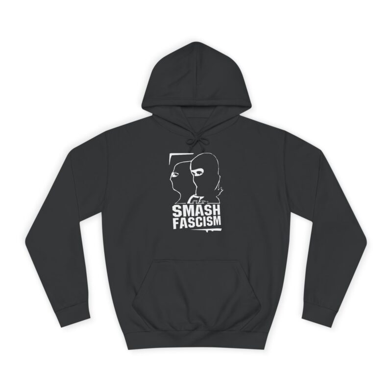 Smash Fascism unisex mikina s kapucí